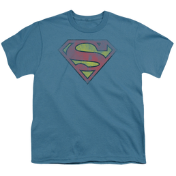 Superman Inside Shield - Youth T-Shirt Youth T-Shirt (Ages 8-12) Superman   