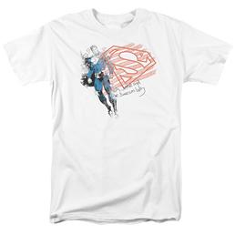 Superman Super American Flag - Men's Regular Fit T-Shirt Men's Regular Fit T-Shirt Superman   
