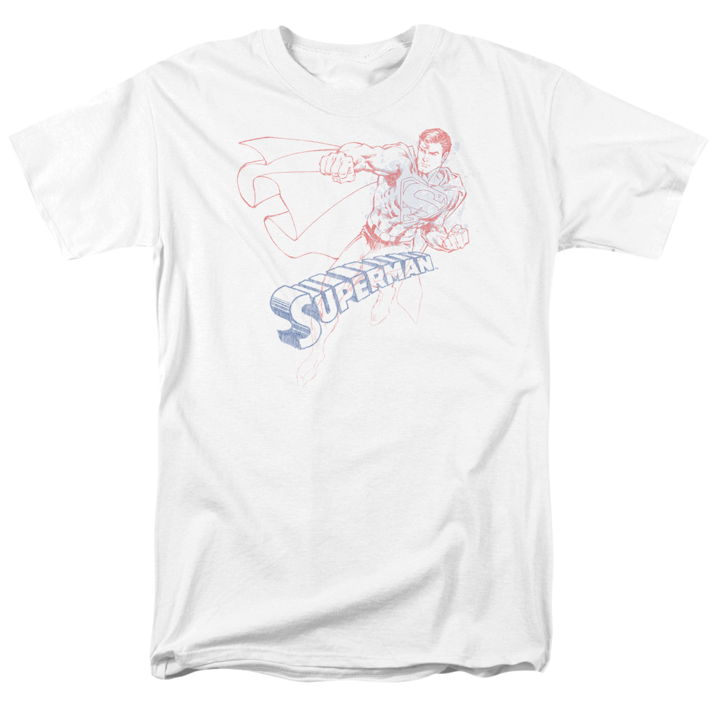Superman Sketch - Men's Regular Fit T-Shirt Men's Regular Fit T-Shirt Superman   
