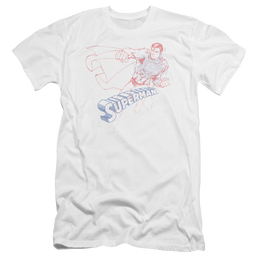 Superman Sketch - Men's Premium Slim Fit T-Shirt Men's Premium Slim Fit T-Shirt Superman   