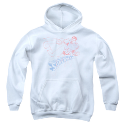 Superman Sketch - Youth Hoodie Youth Hoodie (Ages 8-12) Superman   