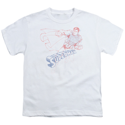 Superman Sketch - Youth T-Shirt Youth T-Shirt (Ages 8-12) Superman   