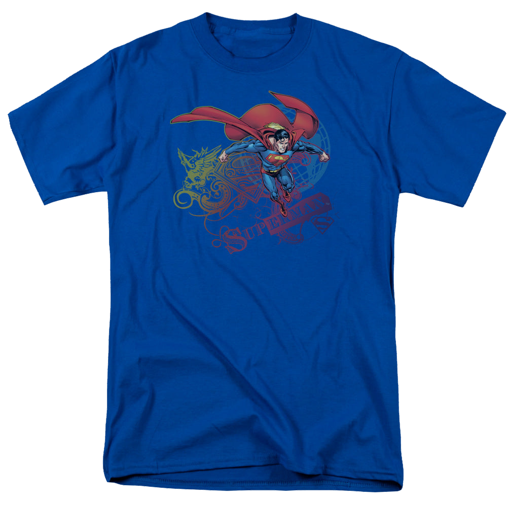 Superman Cool Word Supes - Men's Regular Fit T-Shirt Men's Regular Fit T-Shirt Superman   