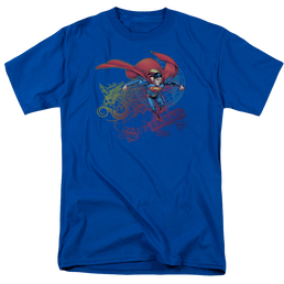 Superman Cool Word Supes - Men's Regular Fit T-Shirt Men's Regular Fit T-Shirt Superman   