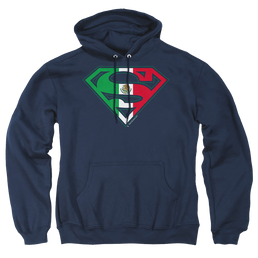 Superman Mexican Shield - Pullover Hoodie Pullover Hoodie Superman   