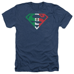 Superman Mexican Shield - Men's Heather T-Shirt Men's Heather T-Shirt Superman   