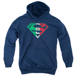 Superman Mexican Shield - Youth Hoodie Youth Hoodie (Ages 8-12) Superman   