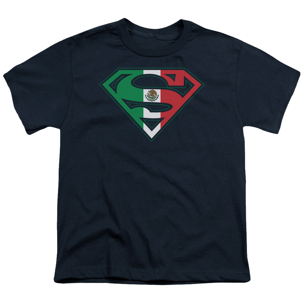 Superman Mexican Shield - Youth T-Shirt Youth T-Shirt (Ages 8-12) Superman   