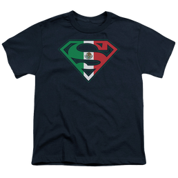 Superman Mexican Shield - Youth T-Shirt Youth T-Shirt (Ages 8-12) Superman   