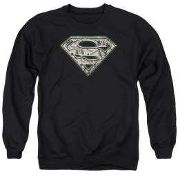 Superman All About The Benjamins - Men's Crewneck Sweatshirt Men's Crewneck Sweatshirt Superman   