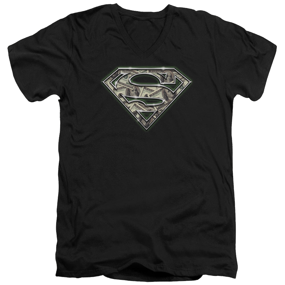 Superman All About The Benjamins - Men's V-Neck T-Shirt Men's V-Neck T-Shirt Superman   
