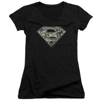 Superman All About The Benjamins - Juniors V-Neck T-Shirt Juniors V-Neck T-Shirt Superman   