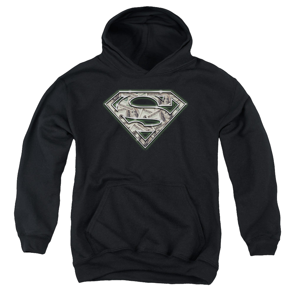 Superman All About The Benjamins - Youth Hoodie Youth Hoodie (Ages 8-12) Superman   