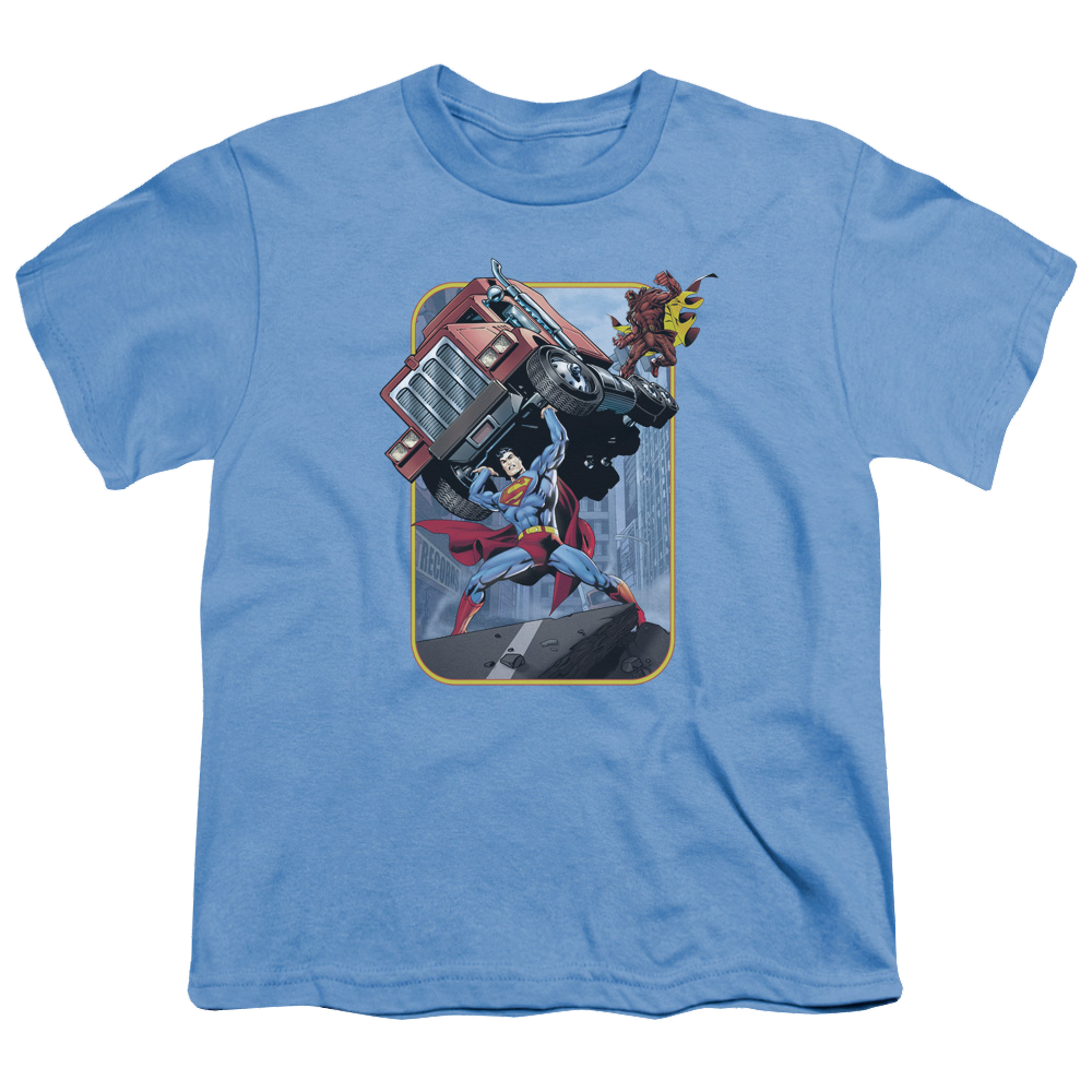 Superman Pick Up My Truck - Youth T-Shirt Youth T-Shirt (Ages 8-12) Superman   