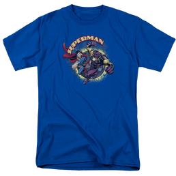 Superman Superman Vs Mongol - Men's Regular Fit T-Shirt Men's Regular Fit T-Shirt Superman   