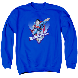 Superman Looks Like A Job For - Men's Crewneck Sweatshirt Men's Crewneck Sweatshirt Superman   