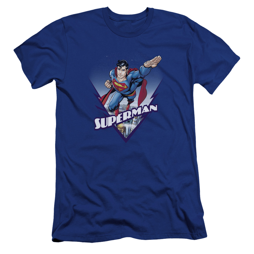 Superman Looks Like A Job For - Men's Premium Slim Fit T-Shirt Men's Premium Slim Fit T-Shirt Superman   