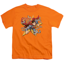 Superman Stars And Chains - Youth T-Shirt Youth T-Shirt (Ages 8-12) Superman   