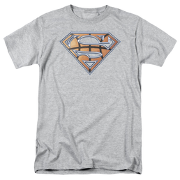 Superman Basketball Shield - Men's Regular Fit T-Shirt Men's Regular Fit T-Shirt Superman   