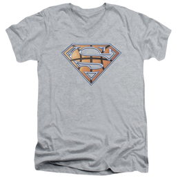Superman Basketball Shield - Men's V-Neck T-Shirt Men's V-Neck T-Shirt Superman   