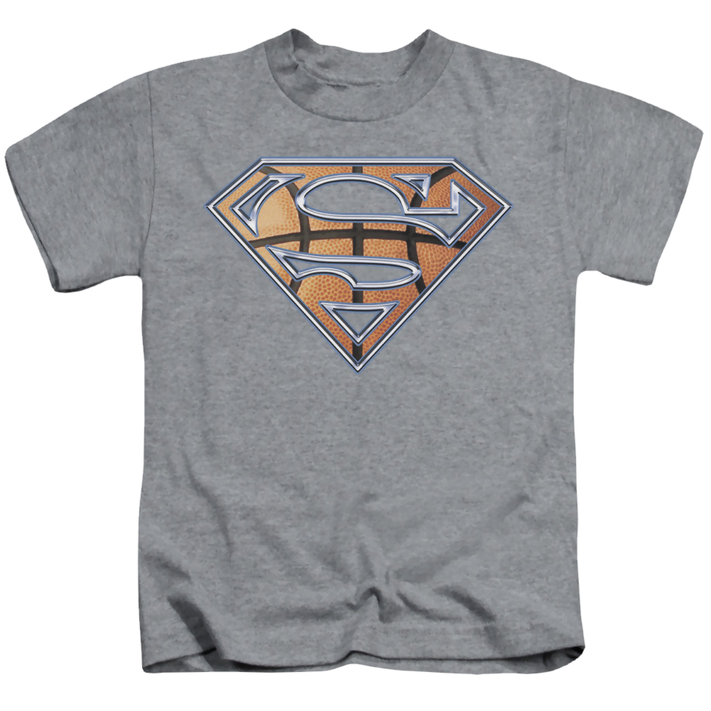 Superman Basketball Shield - Kid's T-Shirt Kid's T-Shirt (Ages 4-7) Superman   