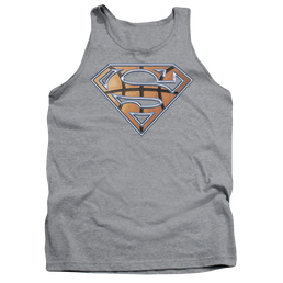 Superman Basketball Shield - Men's Tank Top Men's Tank Superman   