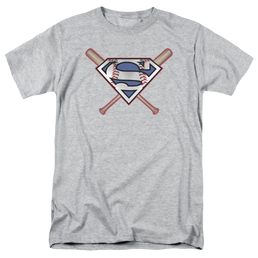 Superman Crossed Bats - Men's Regular Fit T-Shirt Men's Regular Fit T-Shirt Superman   