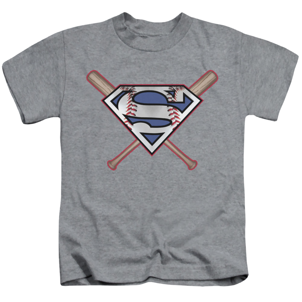 Superman Crossed Bats - Kid's T-Shirt Kid's T-Shirt (Ages 4-7) Superman   
