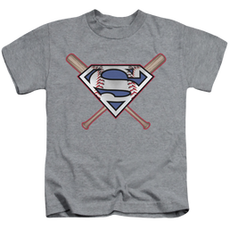 Superman Crossed Bats - Kid's T-Shirt Kid's T-Shirt (Ages 4-7) Superman   