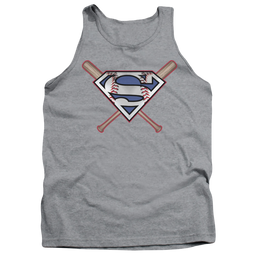 Superman Crossed Bats - Men's Tank Top Men's Tank Superman   