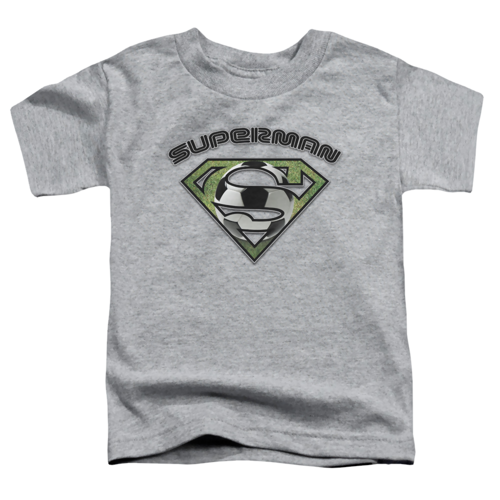 Superman Soccer Shield - Kid's T-Shirt Kid's T-Shirt (Ages 4-7) Superman   
