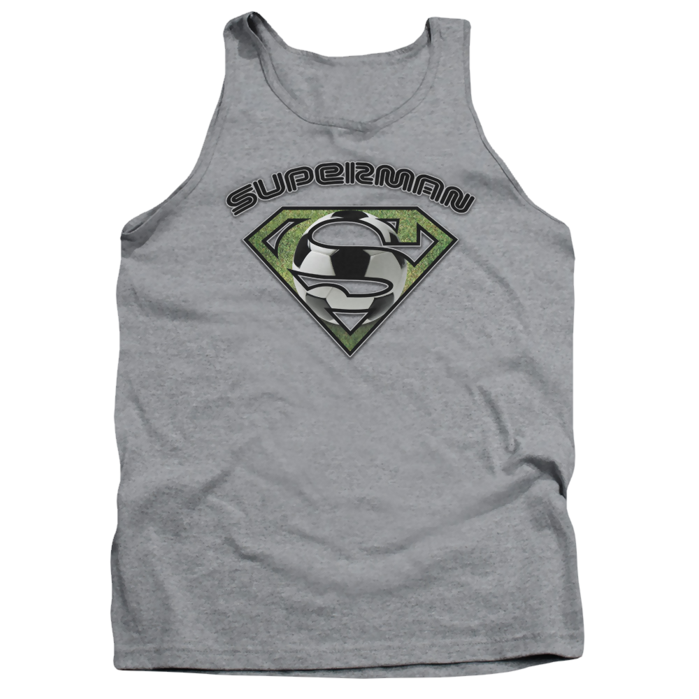 Superman Soccer Shield - Men's Tank Top Men's Tank Superman   