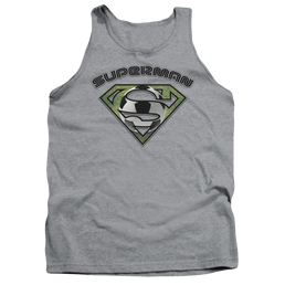 Superman Soccer Shield - Men's Tank Top Men's Tank Superman   