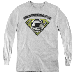 Superman Soccer Shield - Youth Long Sleeve T-Shirt Youth Long Sleeve T-Shirt Superman   