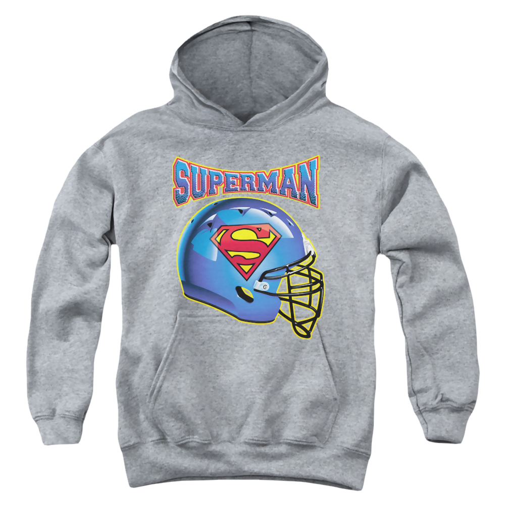Superman Helmet - Youth Hoodie Youth Hoodie (Ages 8-12) Superman   