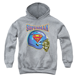 Superman Helmet - Youth Hoodie Youth Hoodie (Ages 8-12) Superman   