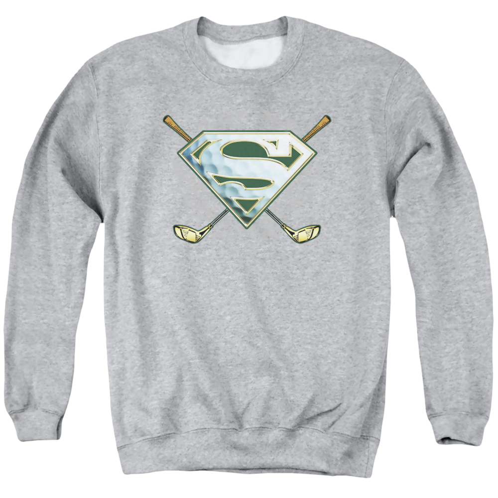 Superman Fore! - Men's Crewneck Sweatshirt Men's Crewneck Sweatshirt Superman   