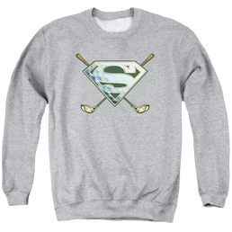 Superman Fore! - Men's Crewneck Sweatshirt Men's Crewneck Sweatshirt Superman   