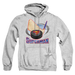 Superman Hockey Stick - Pullover Hoodie Pullover Hoodie Superman   