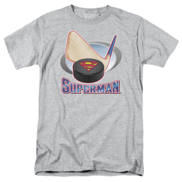 Superman Hockey Stick - Men's Regular Fit T-Shirt Men's Regular Fit T-Shirt Superman   