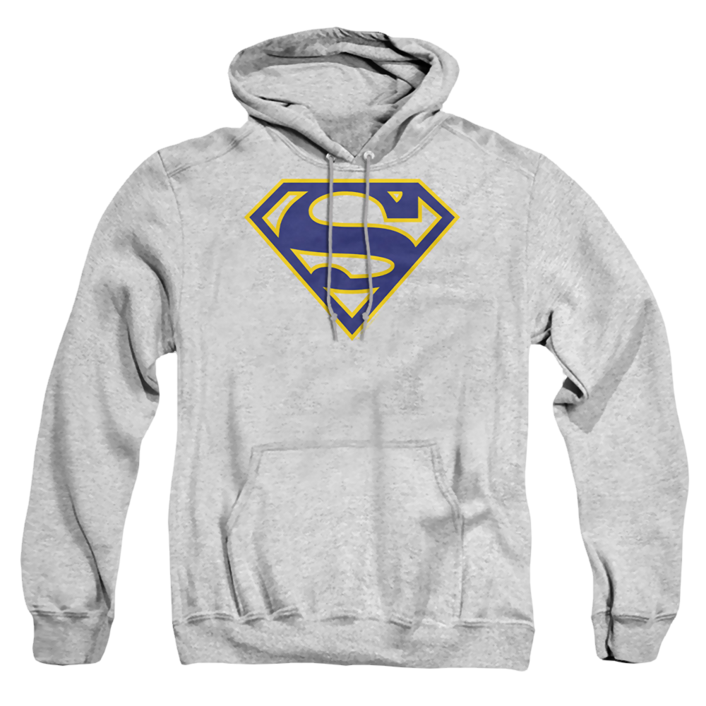 Superman Maize & Blue Shield - Pullover Hoodie Pullover Hoodie Superman   
