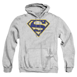 Superman Maize & Blue Shield - Pullover Hoodie Pullover Hoodie Superman   