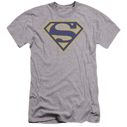 Superman Maize & Blue Shield - Men's Premium Slim Fit T-Shirt Men's Premium Slim Fit T-Shirt Superman   