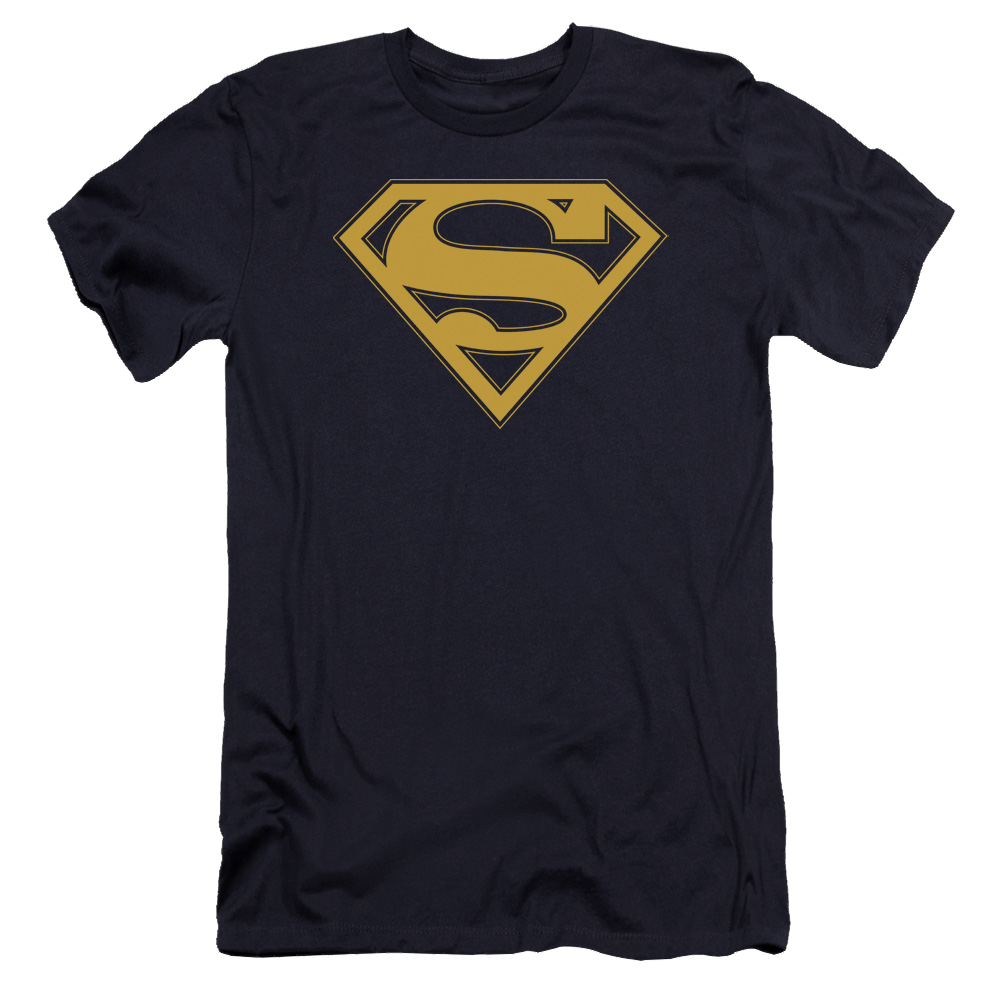 Superman Maize & Blue Shield - Men's Premium Slim Fit T-Shirt Men's Premium Slim Fit T-Shirt Superman   