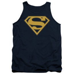 Superman Maize & Blue Shield - Men's Tank Top Men's Tank Superman   