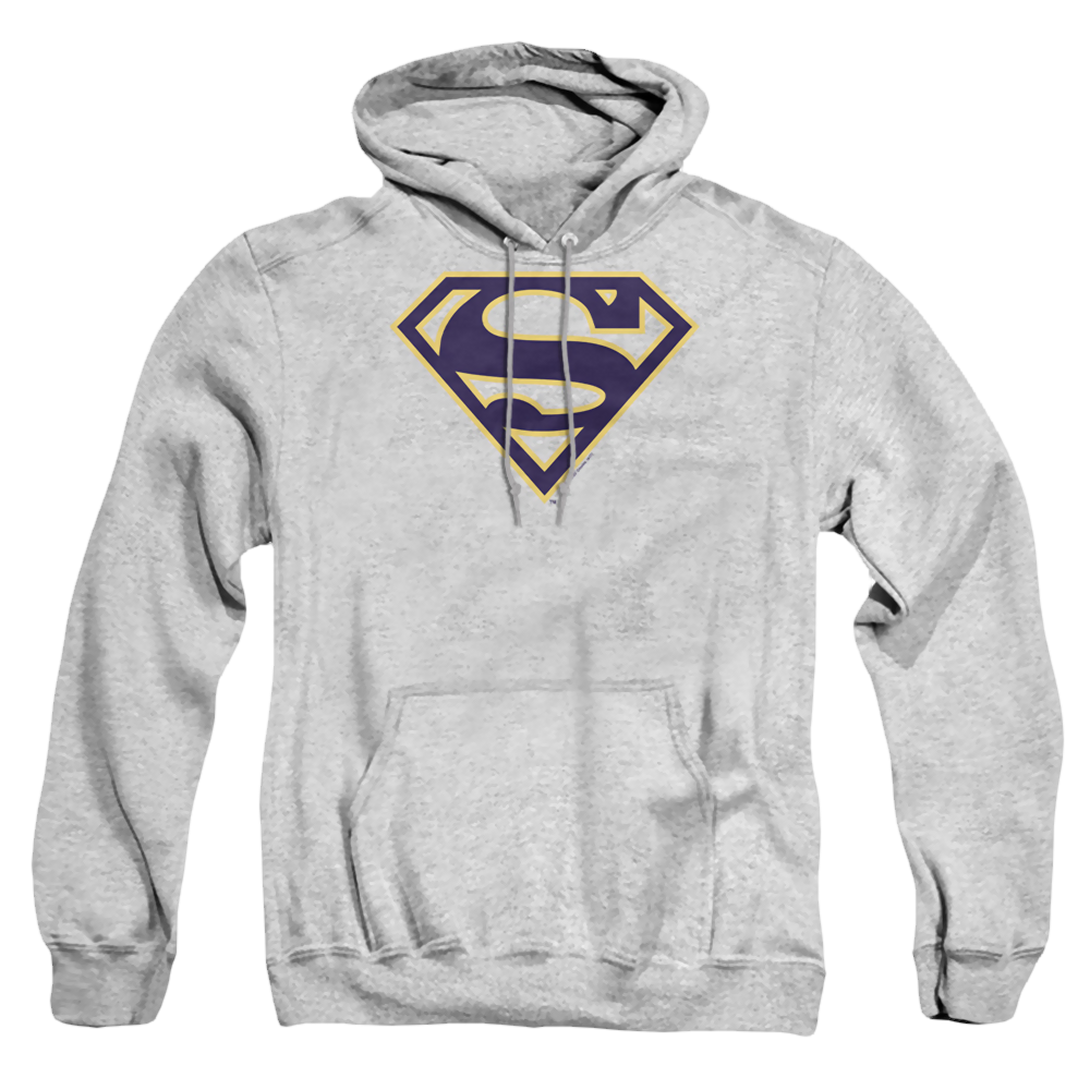 Superman Navy & Gold Shield - Pullover Hoodie Pullover Hoodie Superman   