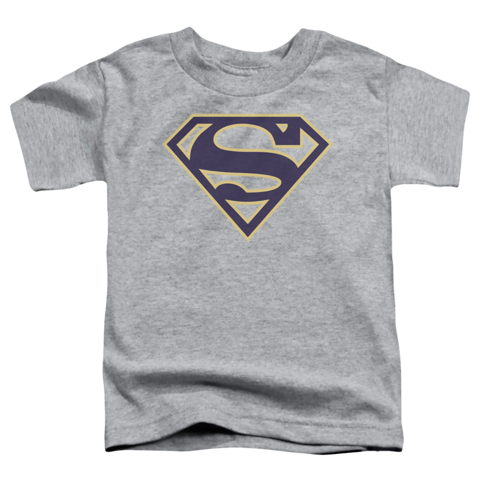 Superman Navy & Gold Shield - Toddler T-Shirt Toddler T-Shirt Superman   