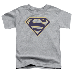 Superman Navy & Gold Shield - Toddler T-Shirt Toddler T-Shirt Superman   