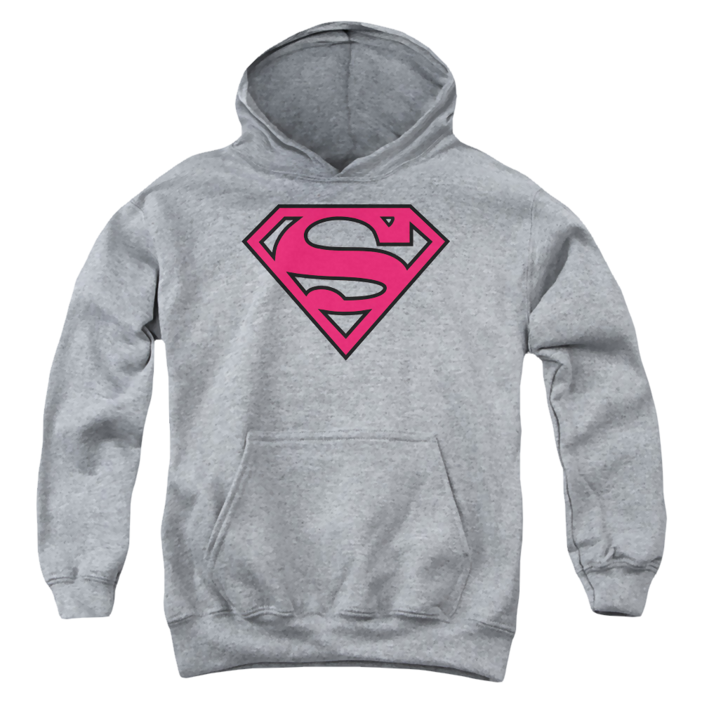 Superman Red & Black Shield - Youth Hoodie Youth Hoodie (Ages 8-12) Superman   