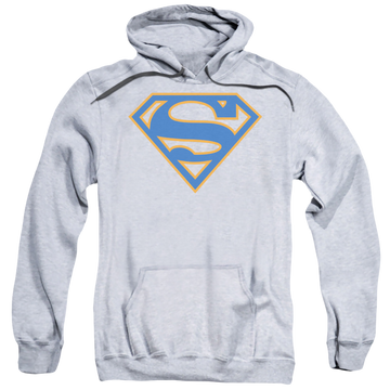 Superman Blue & Orange Shield - Pullover Hoodie Pullover Hoodie Superman   